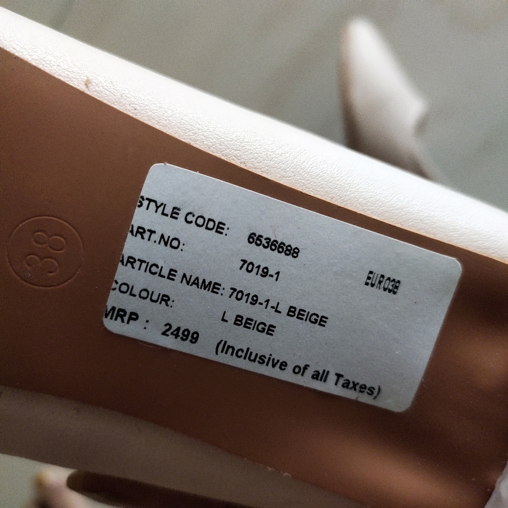 Mast & harbour block heel beige 38 - Picture 3 of 12